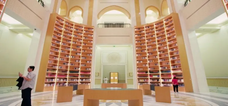 الفخامة والجمال.. القصر الرئاسي في أبوظبي قطعة من الجنة على أرض الإمارات (صور)