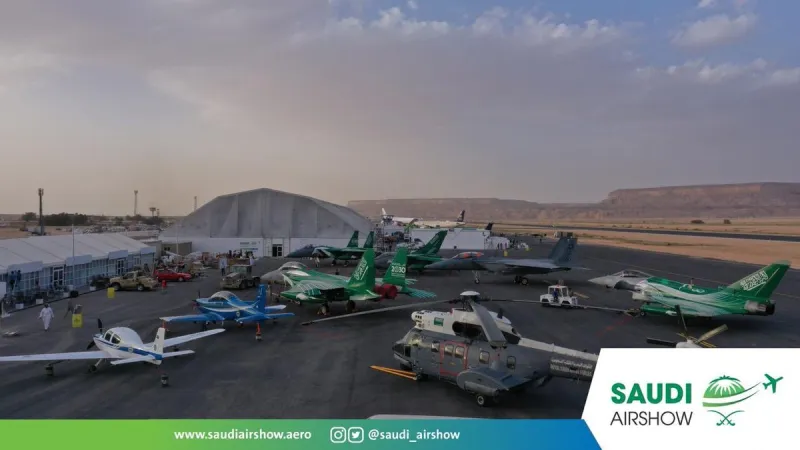  انطلاق المعرض السعودي الدولي للطيران بالمملكة .. وهذه أبرز الطائرات المشاركة (صور)