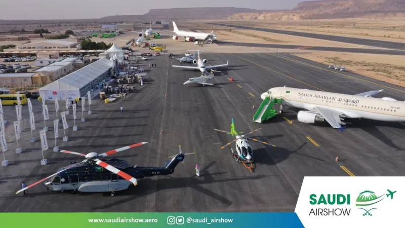  انطلاق المعرض السعودي الدولي للطيران بالمملكة .. وهذه أبرز الطائرات المشاركة (صور)