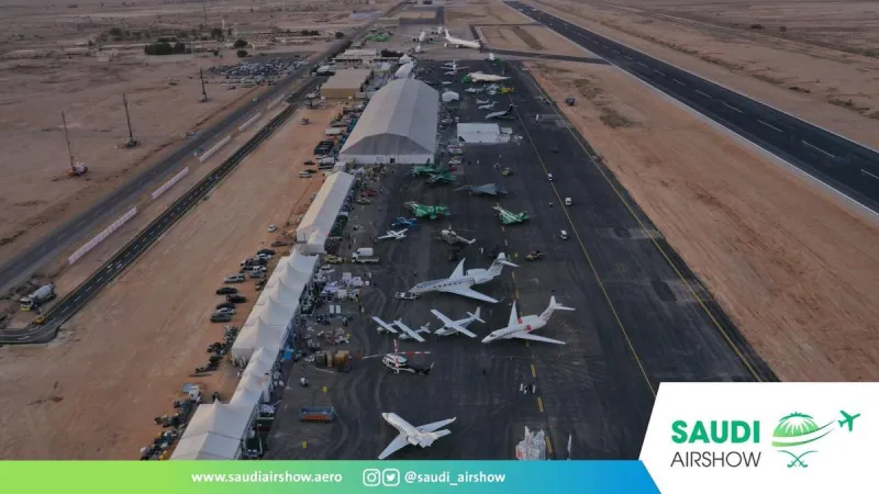  انطلاق المعرض السعودي الدولي للطيران بالمملكة .. وهذه أبرز الطائرات المشاركة (صور)