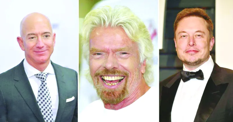 سباق الأثرياء في الفضاء.. أحد هؤلاء الثلاثة سيصبح أول "تريليونير" في العالم