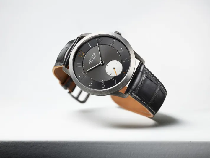 ساعة Slim d’Hermès Titane.. تصميم مفعم بالحياة ويتسم بالهدوء في آن واحد