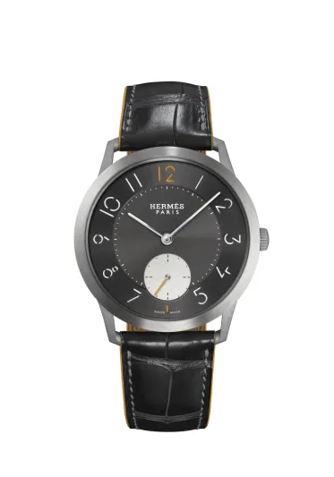 ساعة Slim d’Hermès Titane.. تصميم مفعم بالحياة ويتسم بالهدوء في آن واحد