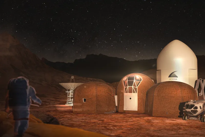 ناسا تكشف عن مجمع سكني على سطح المريخ لمعيشة البشر