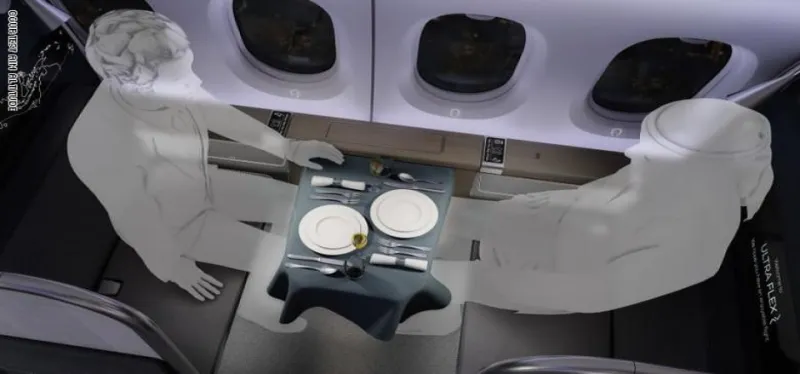 تتحول لنادي رياضي ومطعم في السماء.. مشروع طموح للقضاء على ملل الطيران (صور)