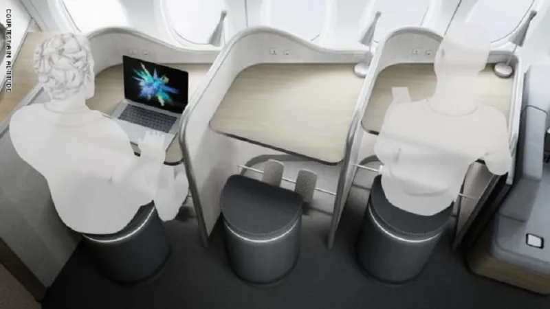 تتحول لنادي رياضي ومطعم في السماء.. مشروع طموح للقضاء على ملل الطيران (صور)