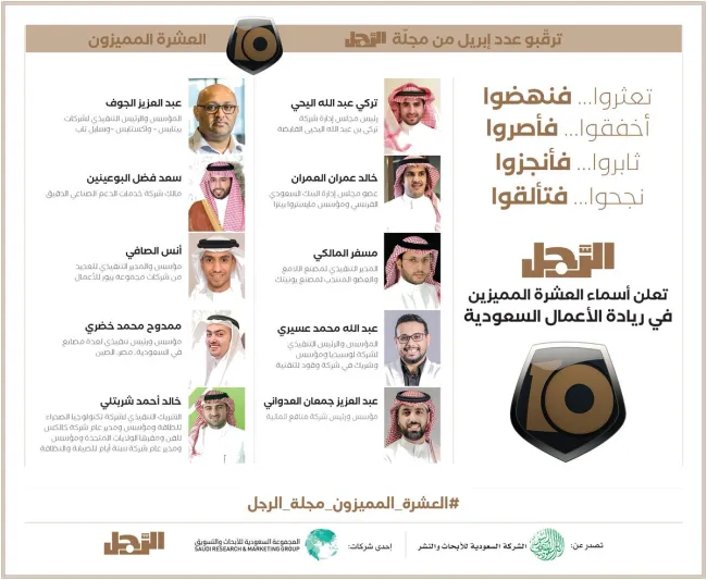 إطلاق عدد شهر أبريل من مجلة الرجل 