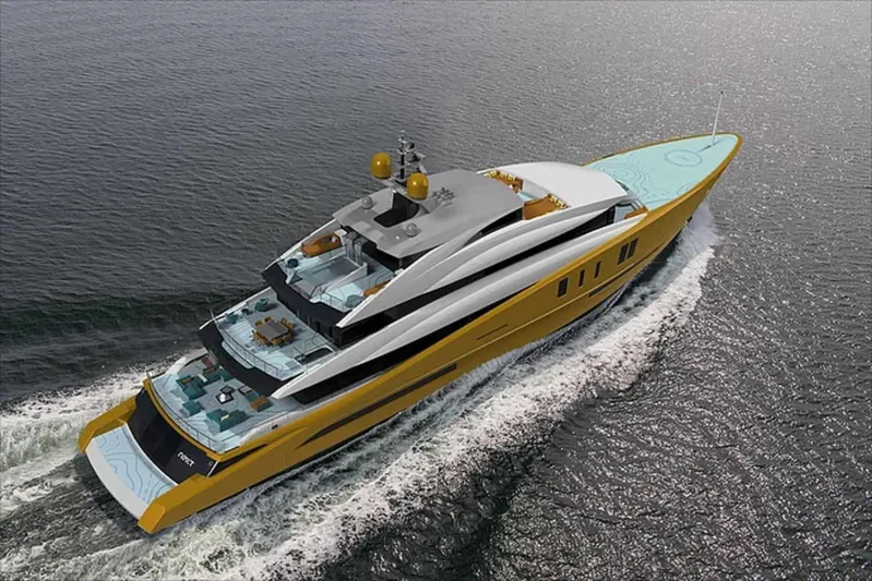 NEXT جيل جديد من اليخوت الفاخرة.. سفينة متعرجة بطول 62 مترا (صور)
