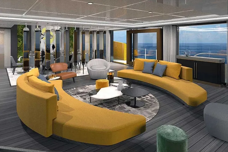 NEXT جيل جديد من اليخوت الفاخرة.. سفينة متعرجة بطول 62 مترا (صور)