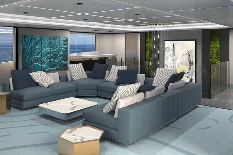 NEXT جيل جديد من اليخوت الفاخرة.. سفينة متعرجة بطول 62 مترا (صور)