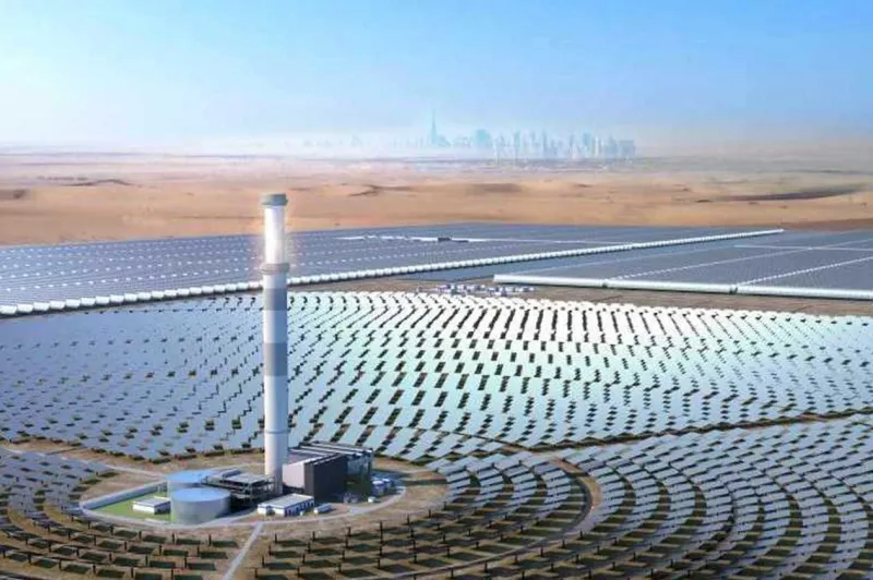  مجمع محمد بن راشد.. جنة الطاقة النظيفة في قلب صحراء دبي