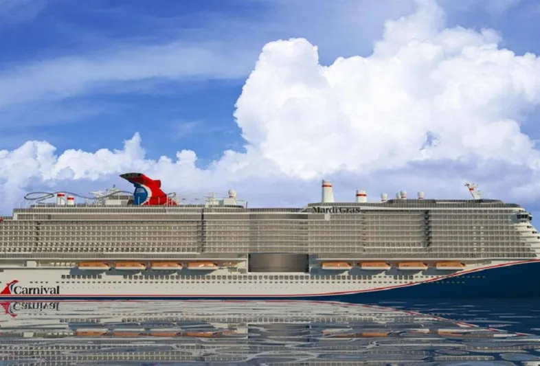 "Mardi Gras".. أول سفينة سياحية تضم ملاهي ترفيهية على متنها (صور)