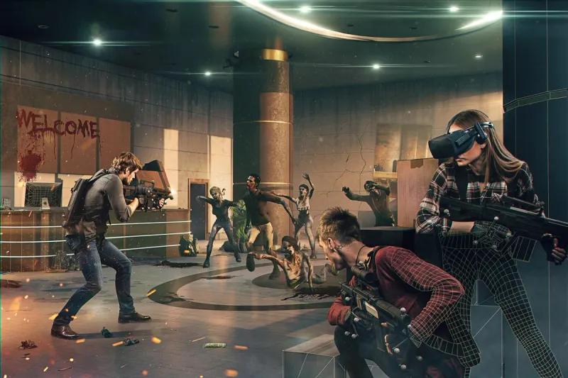 لأول مرة في السعودية.. افتتاح صالة لألعاب الواقع الافتراضي ( فيديو)