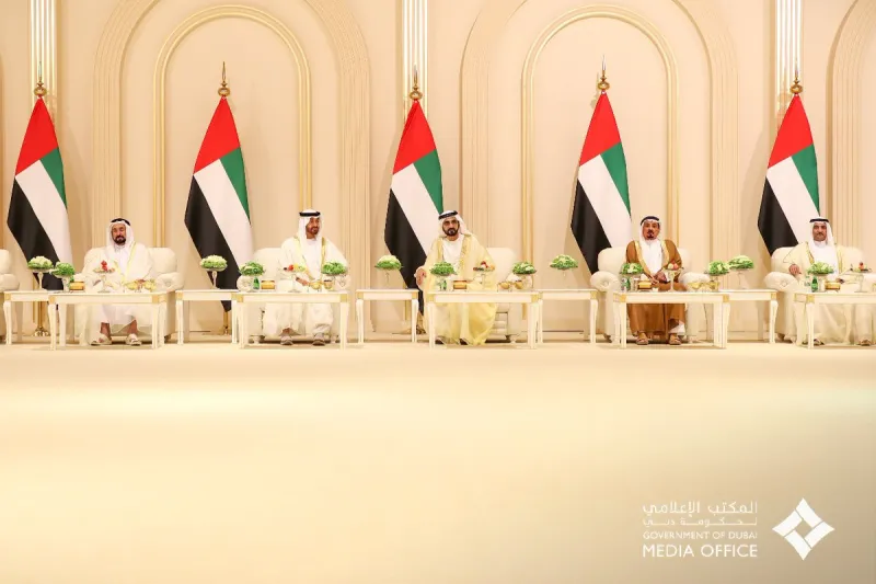 فرحة وطن.. الإمارات تحتفل بزفاف فرسان دبي الثلاثة ( فيديو )