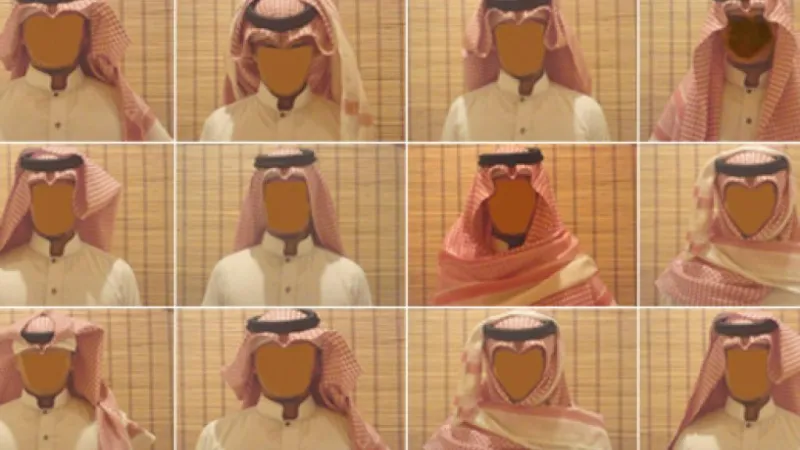 دليلك لارتداء الغترة بأناقة.. طريقة ترسيم وتوقيف الشماغ