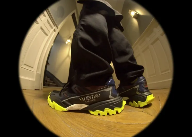 أحذية CLIMBERS من فالنتينو غارافاني للرجال خريف 2019