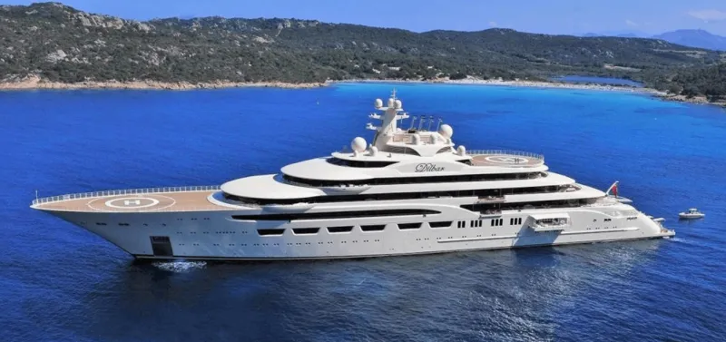 بكابلات أطول من فرنسا.. كل ما تريد معرفته عن يخت ديلبار الأسطوري (صور)