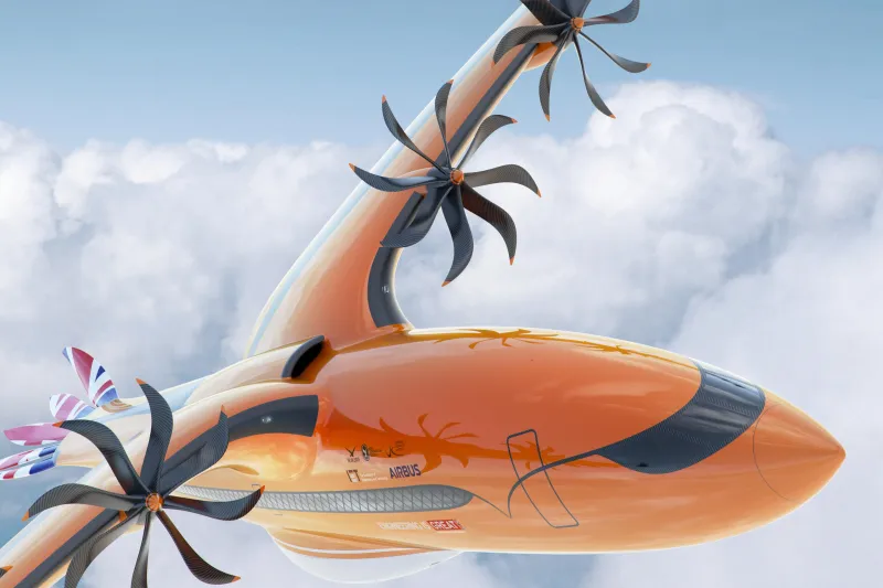 "الطير الجارح".. طائرة إيرباص الجديدة بتصميم يشبه الصقر (فيديو)