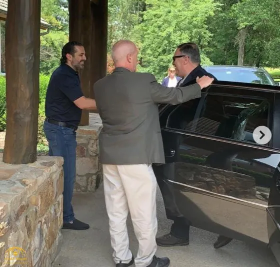 سعد الحريري يستضيف وزير الخارجية الأمريكي في مزرعته الخاصة بواشنطن (فيديو)