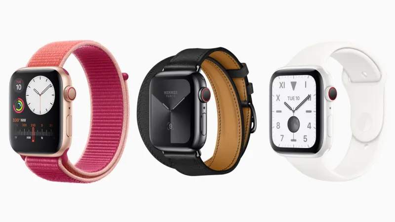 مواصفات وسعر Apple Watch Series 5  بمميزات جديدة