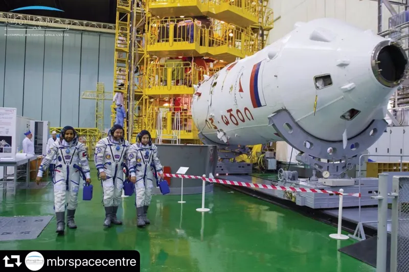 بعد ساعات.. هزاع المنصوري ينطلق في مهمة تاريخية إلى محطة الفضاء الدولية