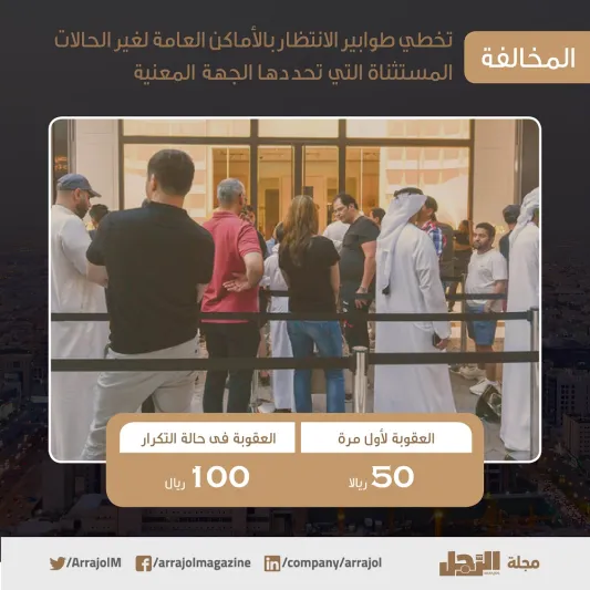 19 مخالفة بالتفاصيل.. ما هي ضوابط لائحة الذوق العام في السعودية ؟