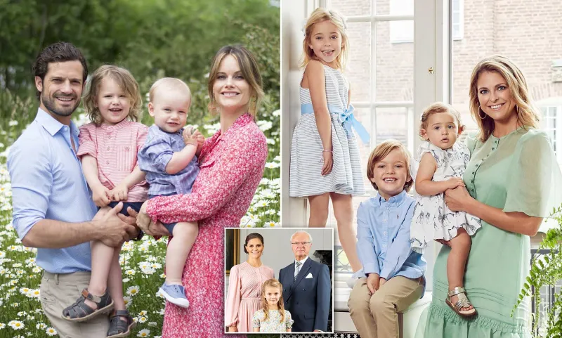 ملك السويد يجرّد أحفاده من ألقابهم الملكية.. ما السبب؟ (صور)