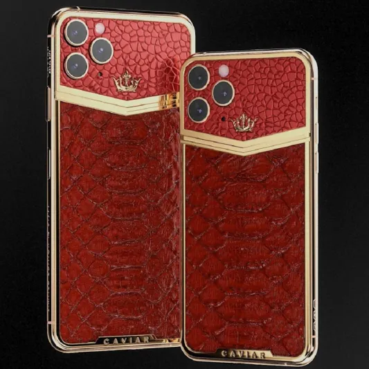 مصنوع من الذهب والألماس.. نسخة فاخرة من هاتف iPhone 11 Pro للأثرياء فقط (فيديو)