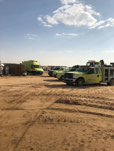 مهمة إنقاذ ناجحة.. الدفاع المدني ينتشل شخصا سقط في بئر بوادي الدواسر (فيديو)