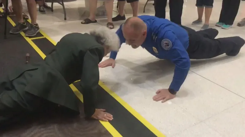 ثمانينية تجتاز تحديًا رياضيًا بمرونة مذهلة لا يمتلكها الشباب (فيديو)