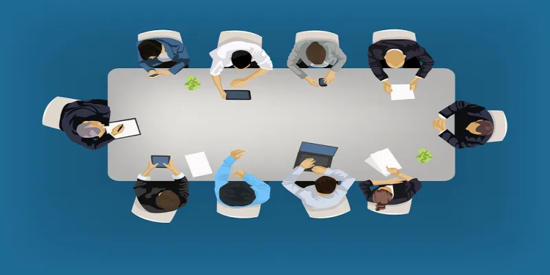 مقعدك في اجتماعات العمل يكشف الكثير عن دورك