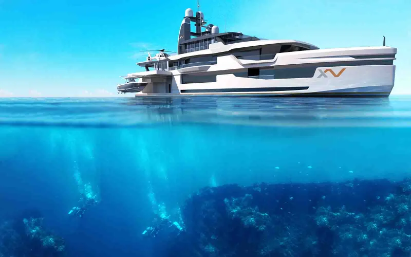 Xventure.. يخت استكشافي بطول 77 مترا (فيديو)