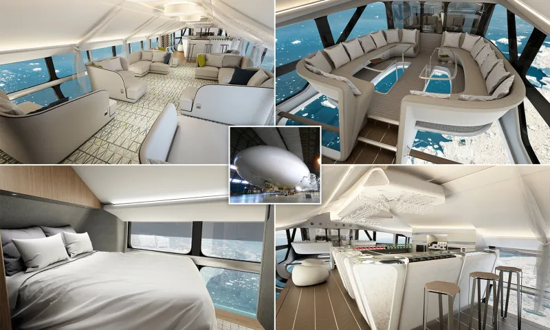 «Airlander 10» أول فندق طائر.. إلى أي منطقة في العالم يتجه؟ وكم تكلفة الرحلة؟