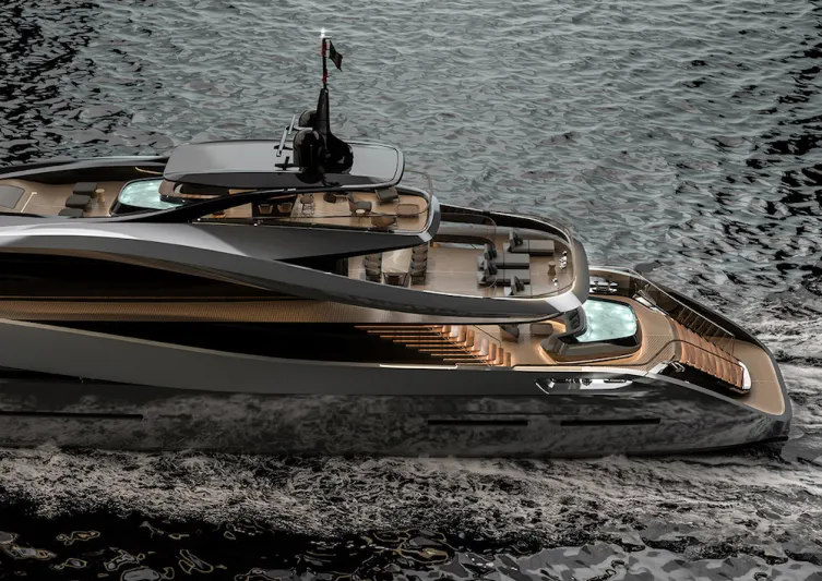 «سوبر يخت» بلمسات من السيارات الرياضية «فيديو»