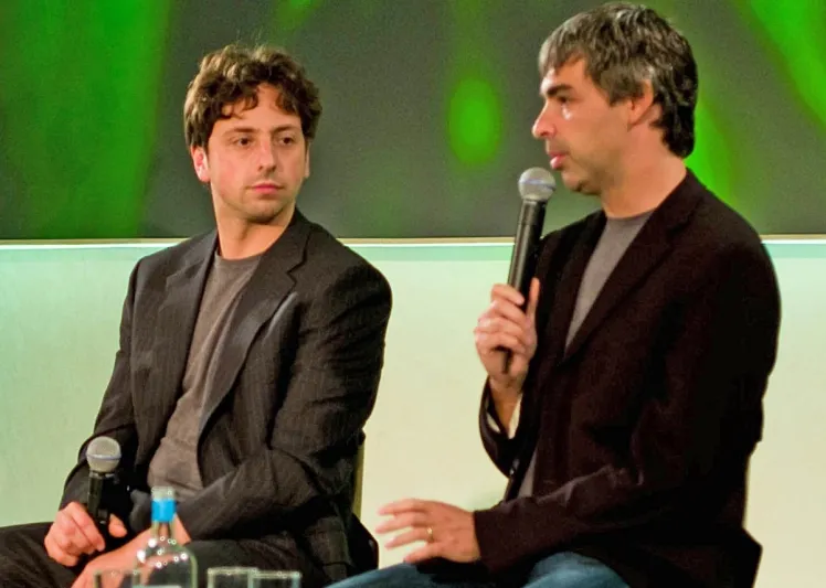 تنحي مؤسسي جوجل «لاري بايج» و«سيرجي برين» من منصبهما