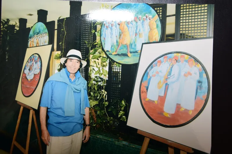 حديث الفن والقانون والحياة مع التشكيلي المحامي نعيم اشماعو