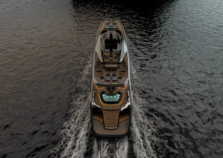 يخت فاخر بلمسات من السيارات الرياضية (صور)