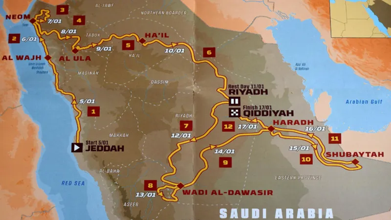 بمشاركة 62 دولة.. رالي داكار 2020 ينطلق في السعودية