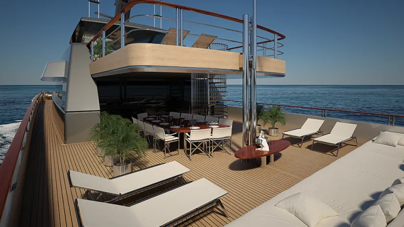 صور مبهرة ليخت tankoa tlv62.. تعرف على مميزات التصميم الفاخر