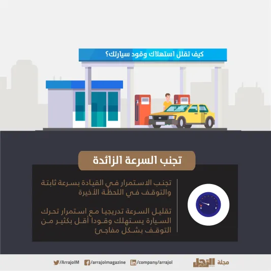 إنفوجراف| كيف تقلل استهلاك وقود سيارتك؟