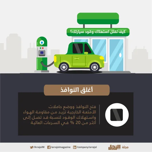 إنفوجراف| كيف تقلل استهلاك وقود سيارتك؟