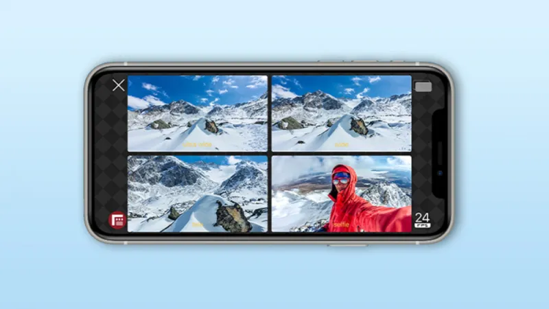 تطبيق جديد لتسجيل الفيديو بعدسات مختلفة في وقت واحد على هاتف أيفون (فيديو)