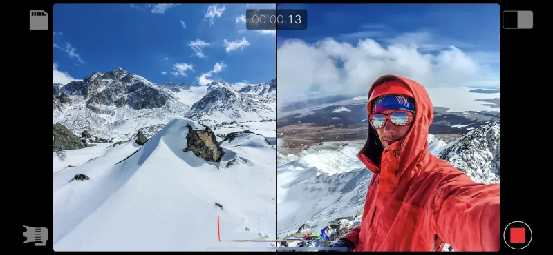 تطبيق جديد لتسجيل الفيديو بعدسات مختلفة في وقت واحد على هاتف أيفون (فيديو)