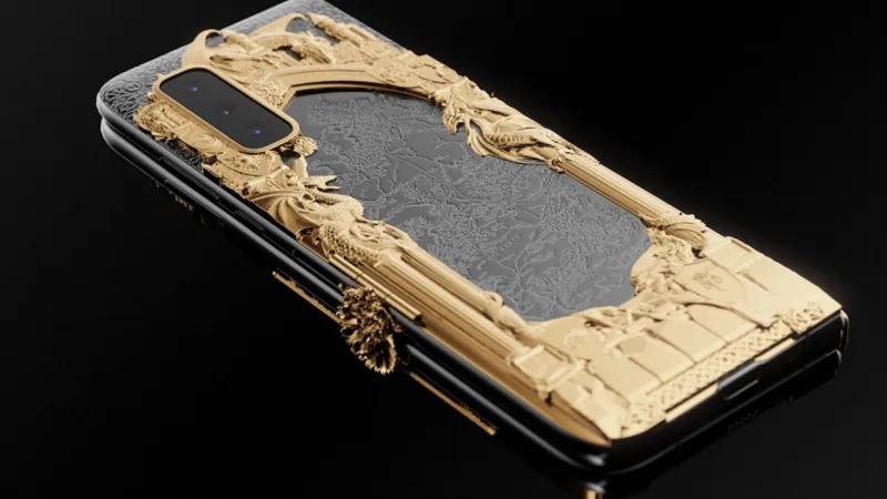  للأثرياء فقط.. «جالاكسي إس 20 ألترا » بلمسات من الذهب والأحجار الكريمة (فيديو)