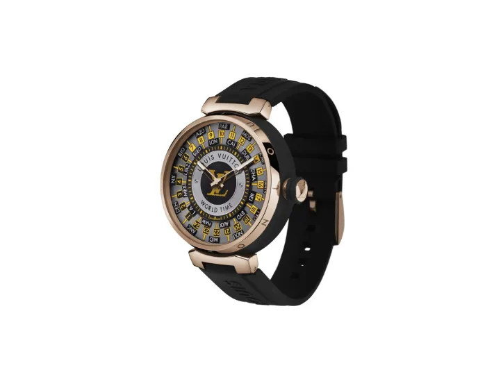 ساعة تانبور وورلد تايم من لويس فويتون