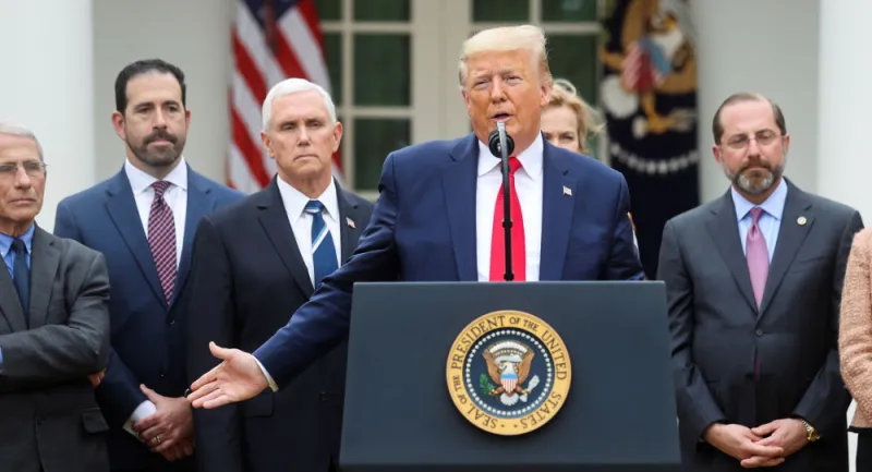 كورونا تضع ترامب في موقف محرج (فيديو)