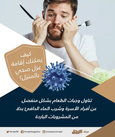 للوقاية من كورونا.. كيف يمكنك إقامة عزل صحي بالمنزل ؟ «إنفوجراف»