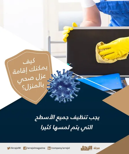 للوقاية من كورونا.. كيف يمكنك إقامة عزل صحي بالمنزل ؟ «إنفوجراف»