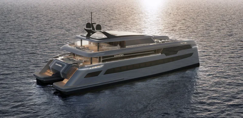 «صن ريف باور»..يخت فاخر يتلألأ وسط المياه بأضوائه الباهرة