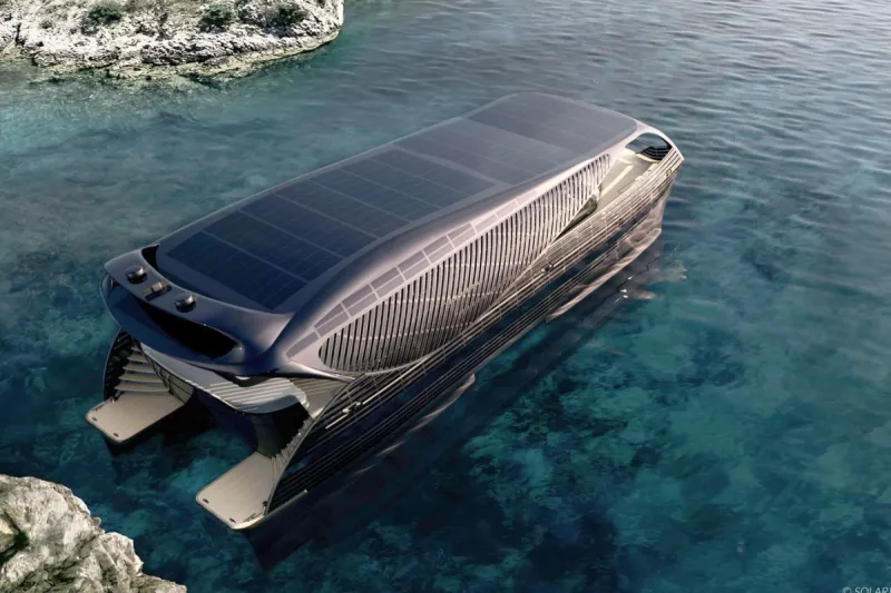  يخت SolarImpact المستقبلي يبحر حول العالم دون الحاجة للوقود (فيديو)